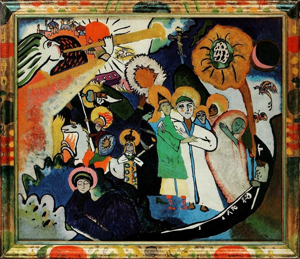 The Poster Corp Wassily Kandinsky All Saints Day 1911 Fine Art Print 60 96 X 91 44 Cm Amazon Co Uk Kitchen Home