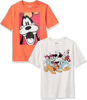 Amazon Essentials Boy's Disney Star Wars Marvel Short-Sleeve T-Shirts