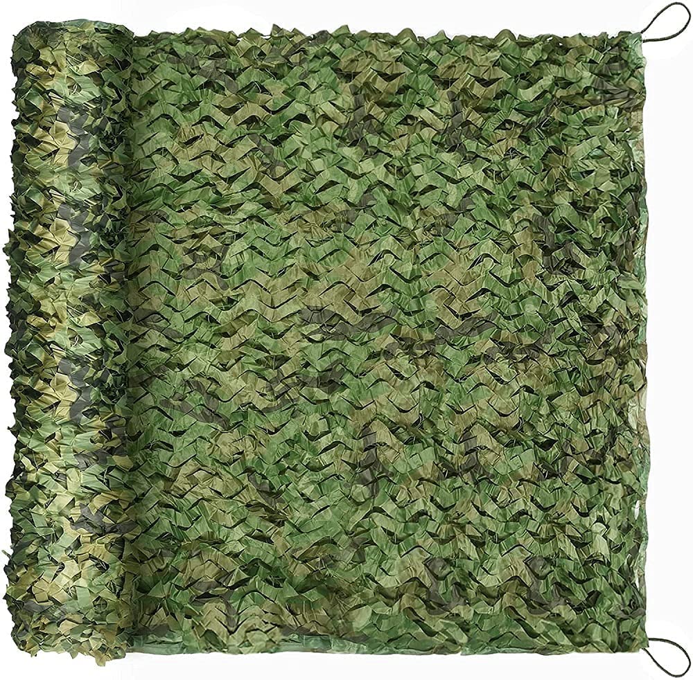 Namvo 1.5m X 4m Camo Camouflage Net, Double Layer Woodland Netting Hunting Hide Army for Camping Hide