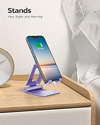 Nulaxy Dual Folding Cell Phone Stand, Fully