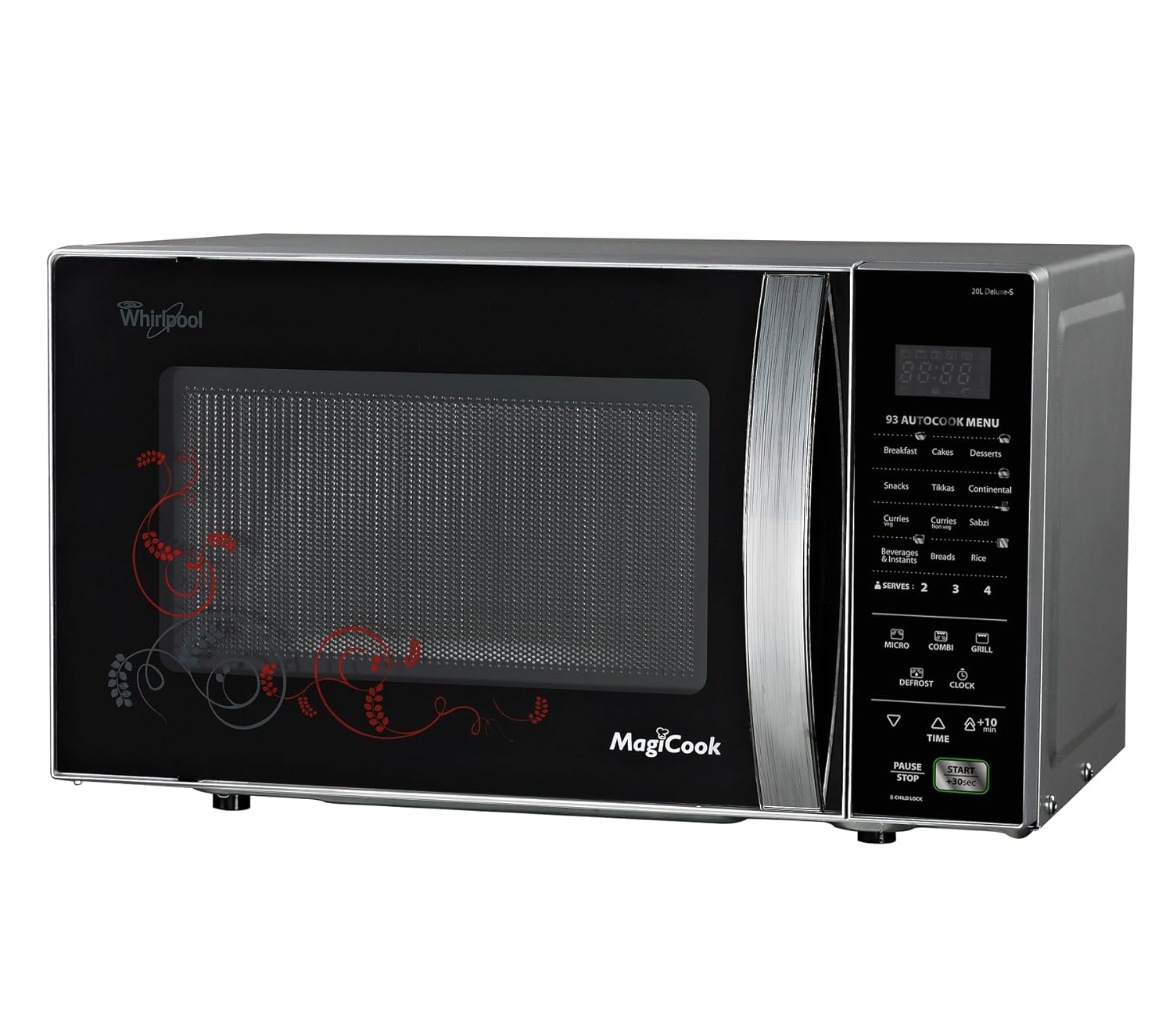 Whirlpool 20 L Grill Microwave Oven (Magicook Deluxe20L, Sparkling