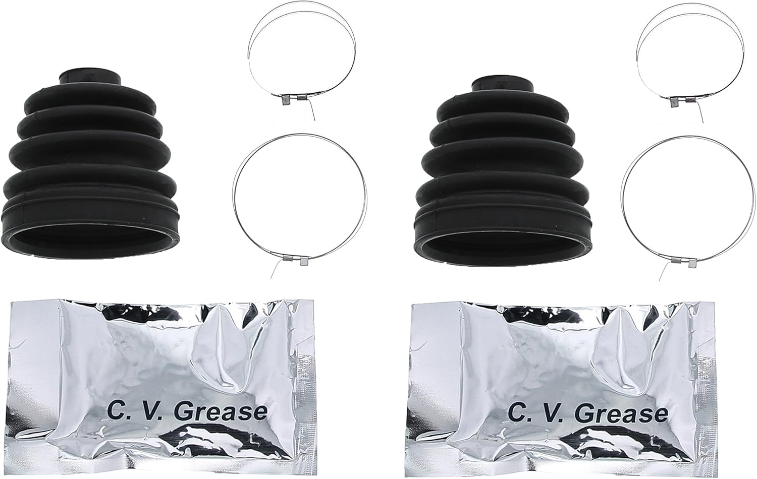 Amazon Com Polaris Sportsman 500 Cv Boot Kit Rear Inner And Outer Rubber 1999 2007 Automotive