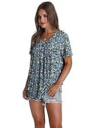 Summer Tops for Women 2025 Floral Print Short