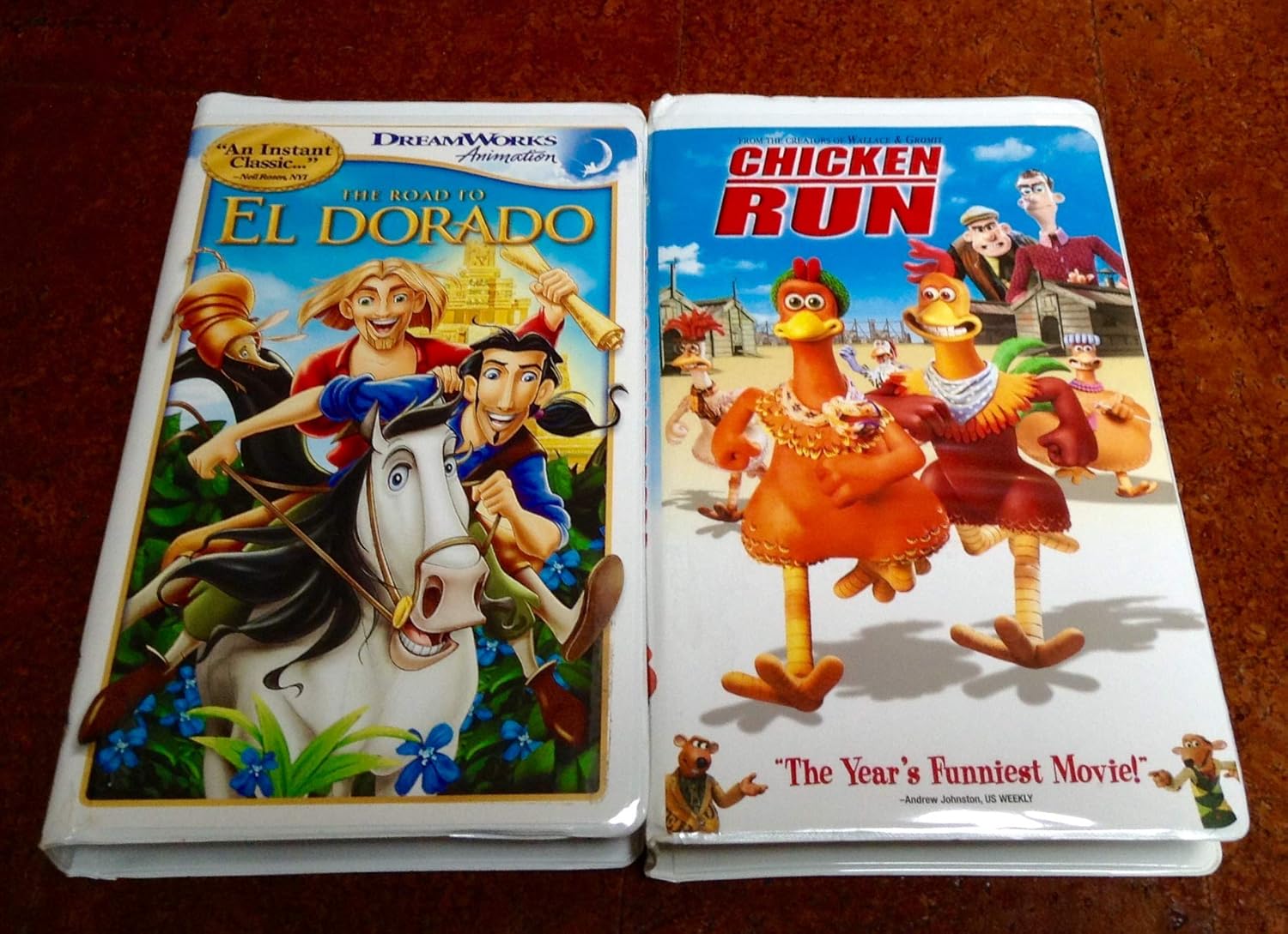 Chicken Run / The Road to El Dorado (2 Pack) [VHS] Artist Not Provided Movies & TV