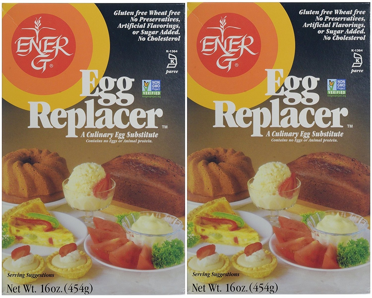 Vegan Egg Replacer by EnerG Gluten Free, Vegan, Nut Free, NonGMO