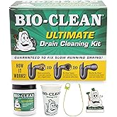Bio-Clean Ultimate Drain Cleaning Kit Cleans Drains- Septic Tanks - Grease Traps All Natural and 100% Guaranteed No Caustic Chemicals! Removes fats Oil and Grease, Completely Cleans Your System.
