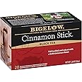 Bigelow Tea Cinnamon Stick Black Tea, Caffeinated Tea with Cinnamon, 20 Count Box (Pack of 6), 120 Total Tea Bags