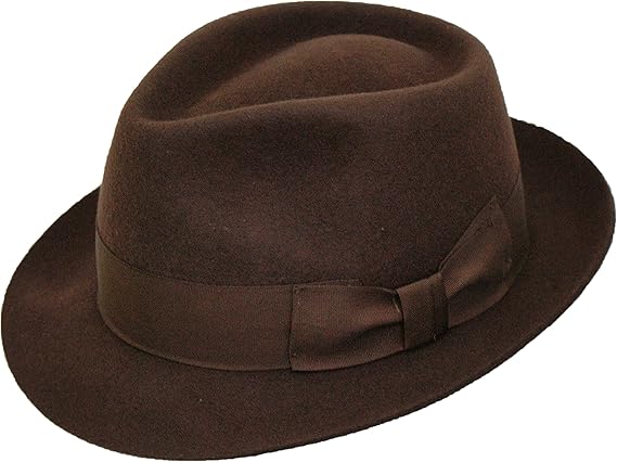 brown trilby hat uk