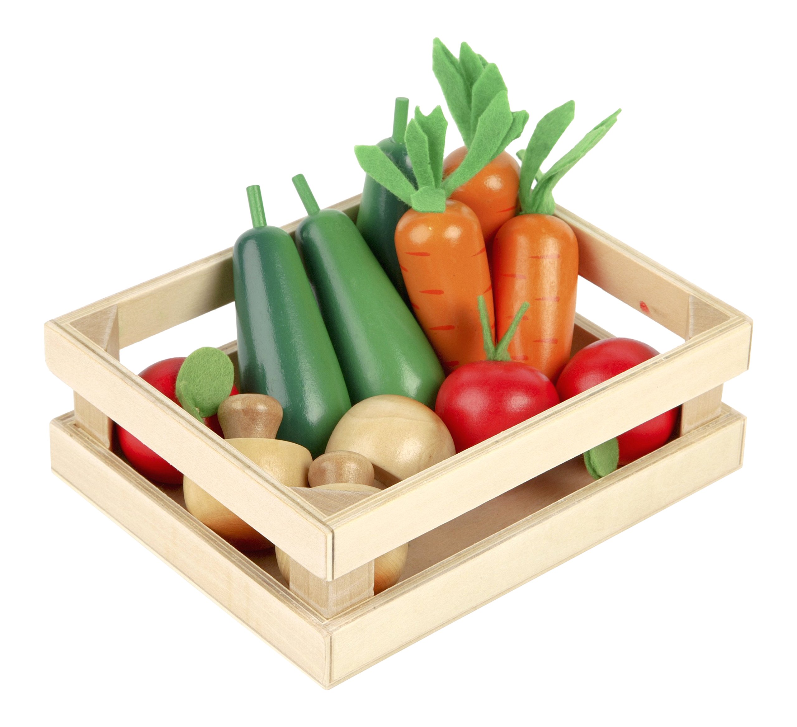Tidlo Wooden Winter Vegetables - Play Food Set, 15 x 12 x 6 cm