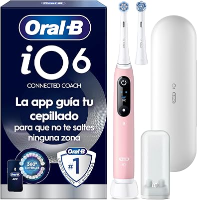 iO 6N Cepillo de Dientes Eléctrico, con 2 Cabezales, Rosa