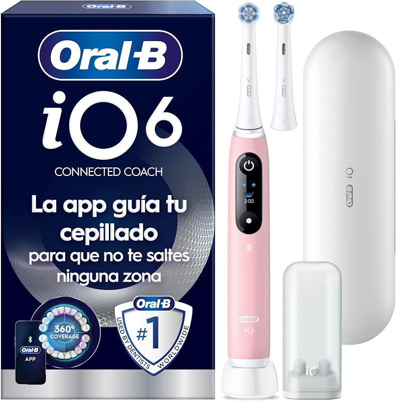iO 6N Cepillo de Dientes Eléctrico, con 2 Cabezales, Rosa