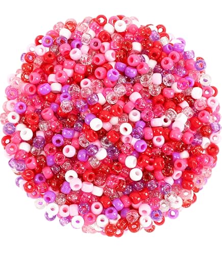 400 Cuentas De Pony De Acrílico 10x8 Mm - Colores Rosa, Morado, Verde, Azul, Para Joyería DIY, Pulseras, Collares
