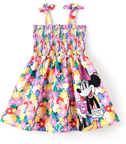 minnie mouse smocked dress Posh Peanut Toddler Girl's Disney Sleeveless Bubble Romper in Red, 2 Toddler, Viscose from Bamboo from playdates to birthday parties Mickey mouse smocked bishop dress