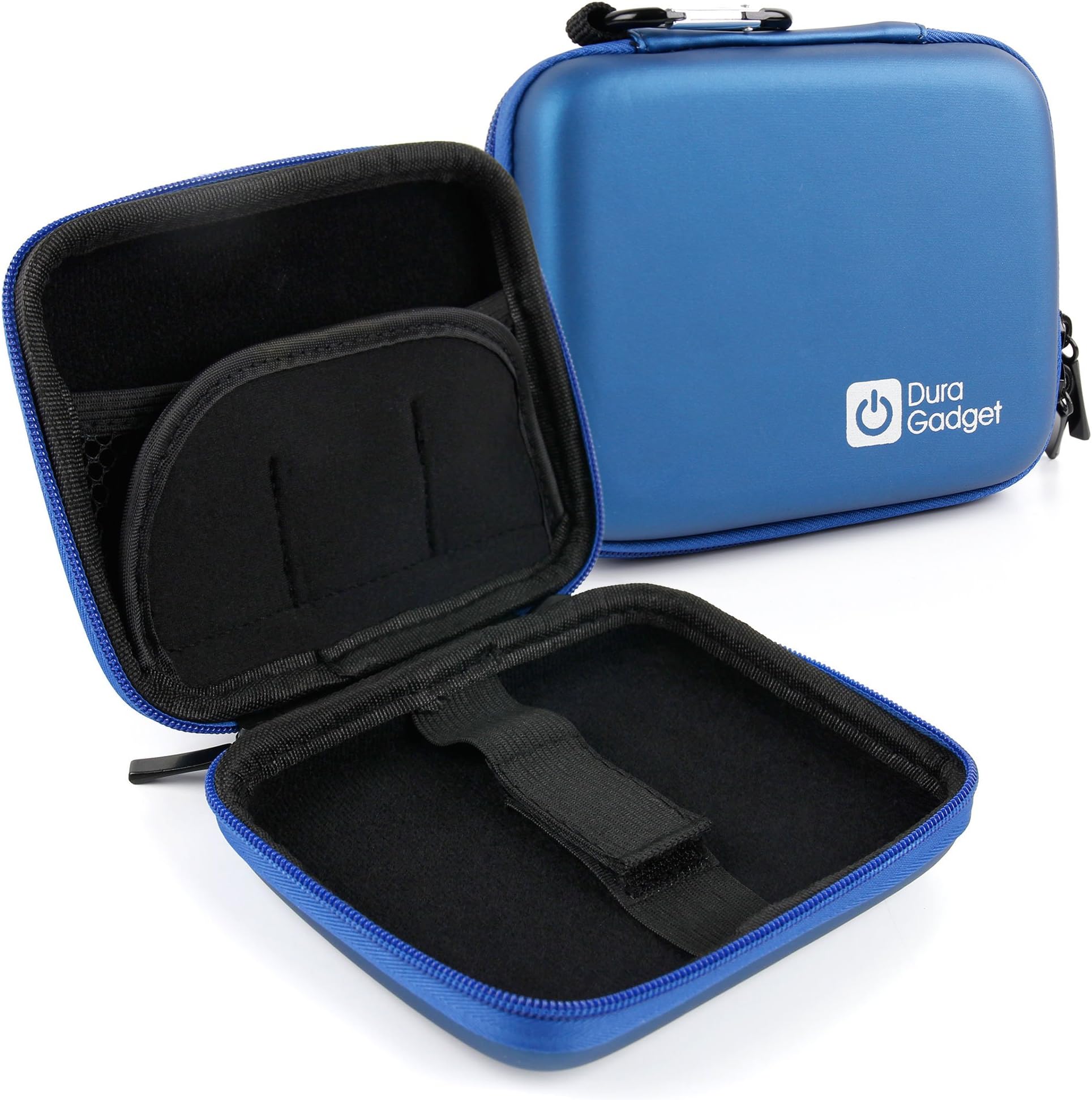 DURAGADGET Hard Shell EVA Box-Style Case in Blue - Compatible with The Beyblade Burst Top