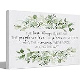 BIWSHA Sage Green Bathroom Wall Art Decor, Inspirational Sage Green Bathroom Pictures Wall Decor, Canvas Wall Art for Bedroom Office Living Room Kitchen, 11x14 In