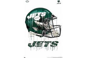 Trends International NFL New York Jets - Drip Helmet 20 Wall Poster, 22.375" x 34", Unframed Version