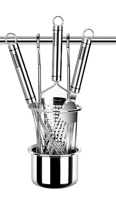 title=Tescoma 900044 Monti Contenitore Portautensili da Cucina, Diametro 10 cm