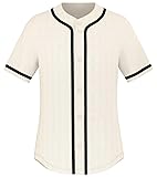 Mens Baseball Jersey Baseball Button Down Jersey