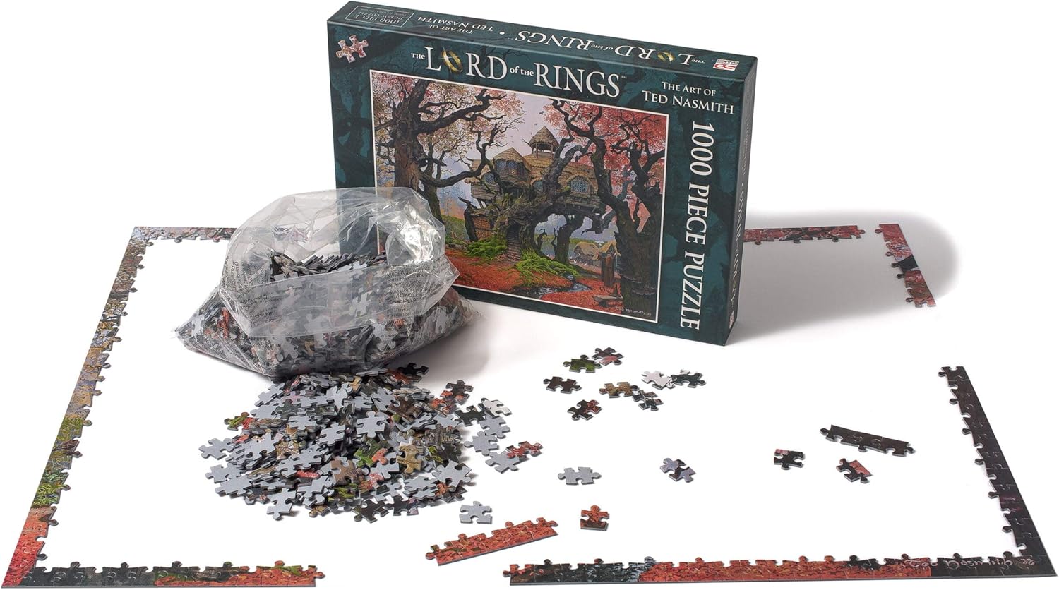 Thames & Kosmos The Lord of the Rings: Rhosgobel Jigsaw Puzzle - Image 4