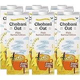 Chobani Oat Milk, Plain Oat Barista Edition, Shelf Stable Non Dairy Milk, Creamer, Vegan Friendly, Gluten-Free, 32 FL OZ (Pac