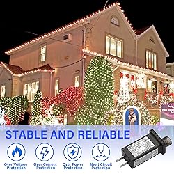 2 Pcs 8 Mode LED Light Transformer Class 2 Power