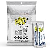 Sqwincher Zero Qwik Stik, Sugar Free, Coconut, .11 oz (Pack of 50) | Dye-free zero sugar electrolyte mix; fast-dissolving single-serve sticks; just add to 20oz water bottle for quick hydration