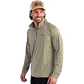 HUK mens Airweight 1/4 Zip, Lightweight Performance Long Sleeve Pullover With Upf Sun Protection