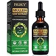 YUNTINGGO Mullein Drops for Lungs, Mullein Leaf Extract Support Lung Cleanse & Healthy Breathing, Organic Mullein Leaf Tincture Herbal Supplement, No Additives Mullein Extract Drops 2 fl Oz