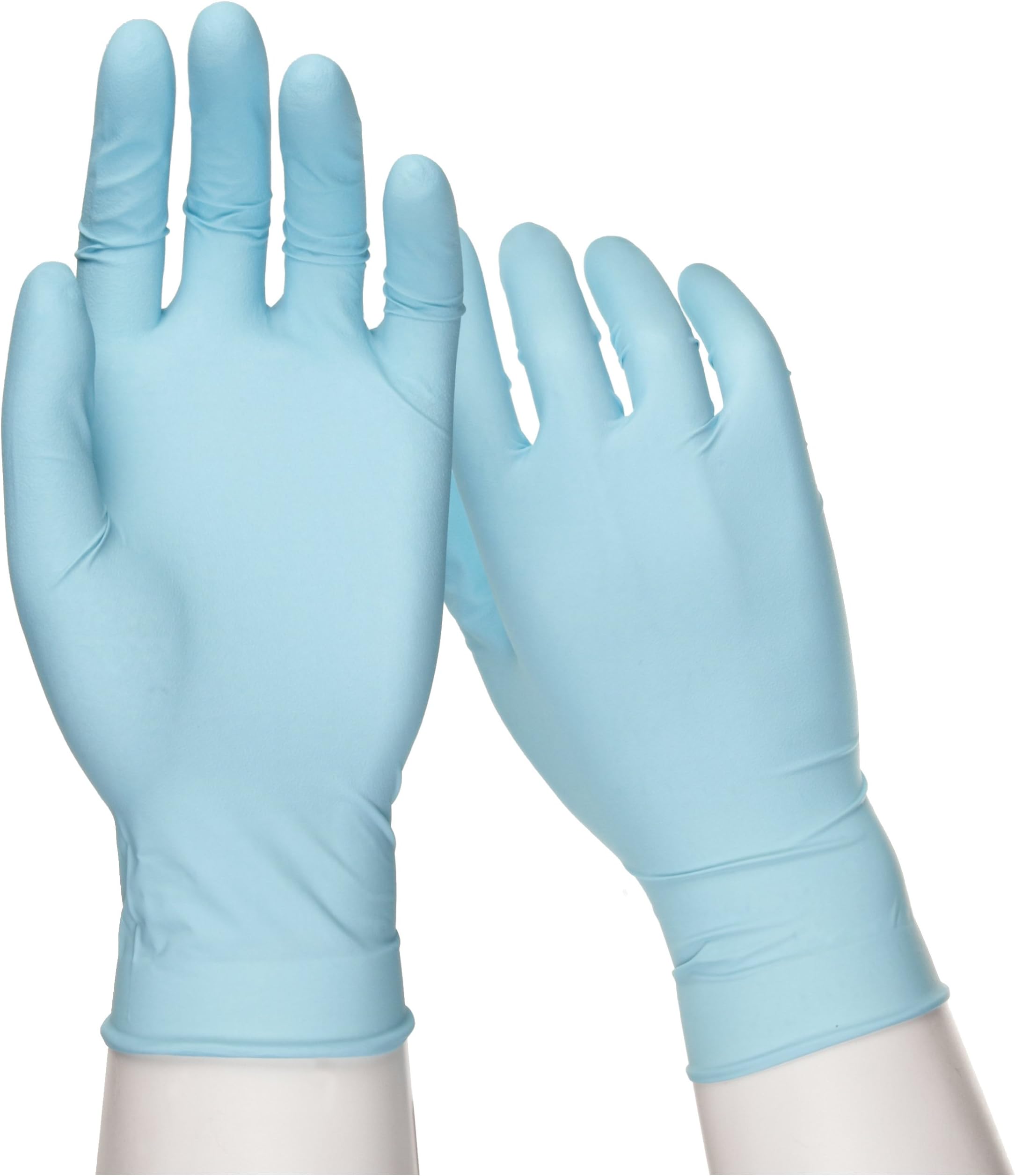 Shentex Hydrex N10655 Nitrile Glove, Powder Free, 9.5" Length, 6.2 mils Thick, Large (Pack of 50)