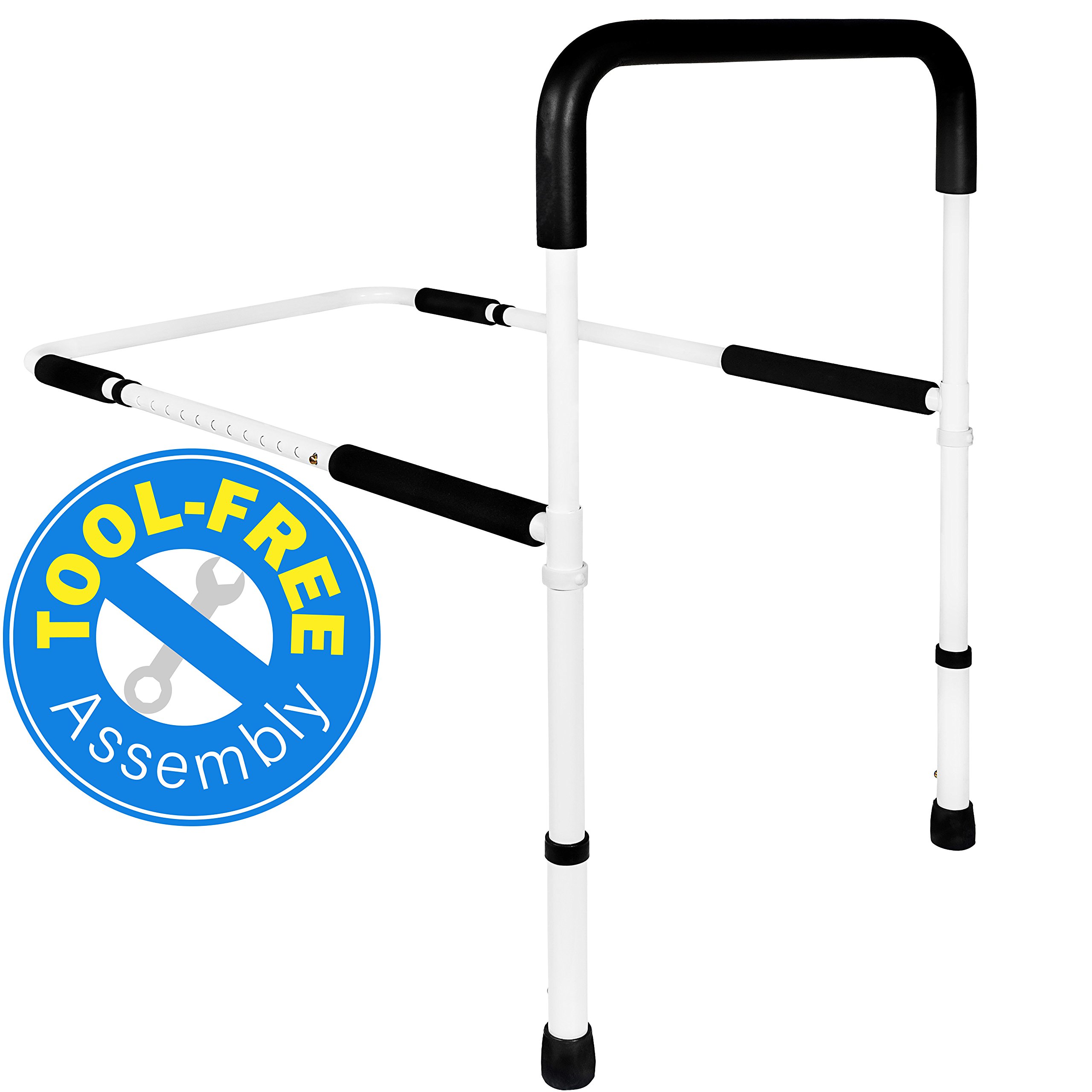 Medical Adjustable Bed Assist Rail Handle and Hand Guard Grab Bar