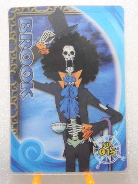 Amazon ワンピース One Piece ３ｄカードコレクション １０ｔｈ ブルック ｂｒｏｏｋ アニメ 萌えグッズ 通販