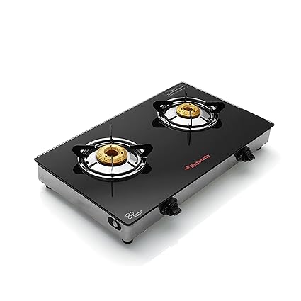 Butterfly Reflection Plus 2 Burner Glass Top Stove
