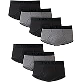 Hanes Men's Underwear Briefs Pack, 7-Pack, Sexy Men's Underwear, Cool & Breathable Cotton Underwear, Wicking, Black