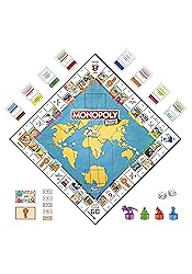 Hasbro Gaming Monopoly World Tour Board Game with