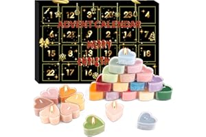 Moyel Candle Advent Calendar 2025 for Women Christmas Advent Calendar 2025 for Adults 24 Days Aromatherapy Candle Countdown C