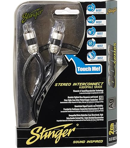 Amazon.com: Stinger SI82YF 2-Channel 8000 Series Audiophile Grade