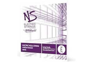 D'Addario NS Electric Viola Single Low E String, Long Scale, Medium Tension