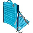 Crazy Creek Inflatable AirCliner Original Chair for Camping, Backpacking, Beaches, Comfort on All Terrains, Adjustable Straps, Compact Design, Dual Purpose, Sleeping Pad/Chair in one, Big Sky Blue