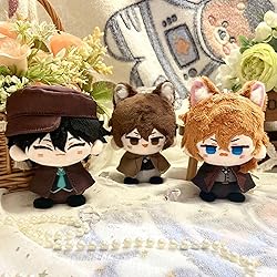 CALEMBOU Anime Plush Keychain, 4" Cute Chibi Ranpo