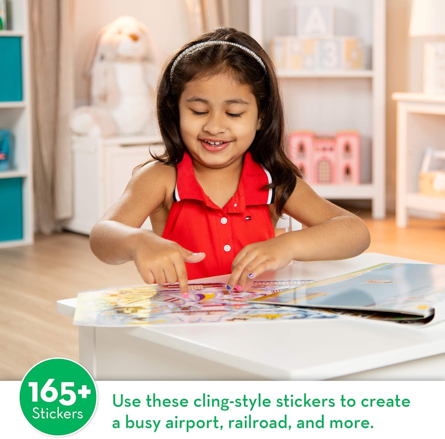 Melissa & Doug Reusable Sticker Pad: Vehicles, 165+ Reusable Stickers Melissa & Doug Kids Reusable Sticker Pad: Trucks - Image 3