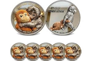 Emotional Support Monkey Coin, Punch Monkey Challenge Coin, Inspirational Challenge Coin with ”It's Okay to Not Be Okay Token