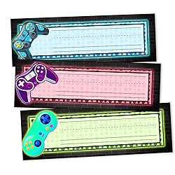 30 Name Tags for Classroom Cubbies, 3x9 in Video
