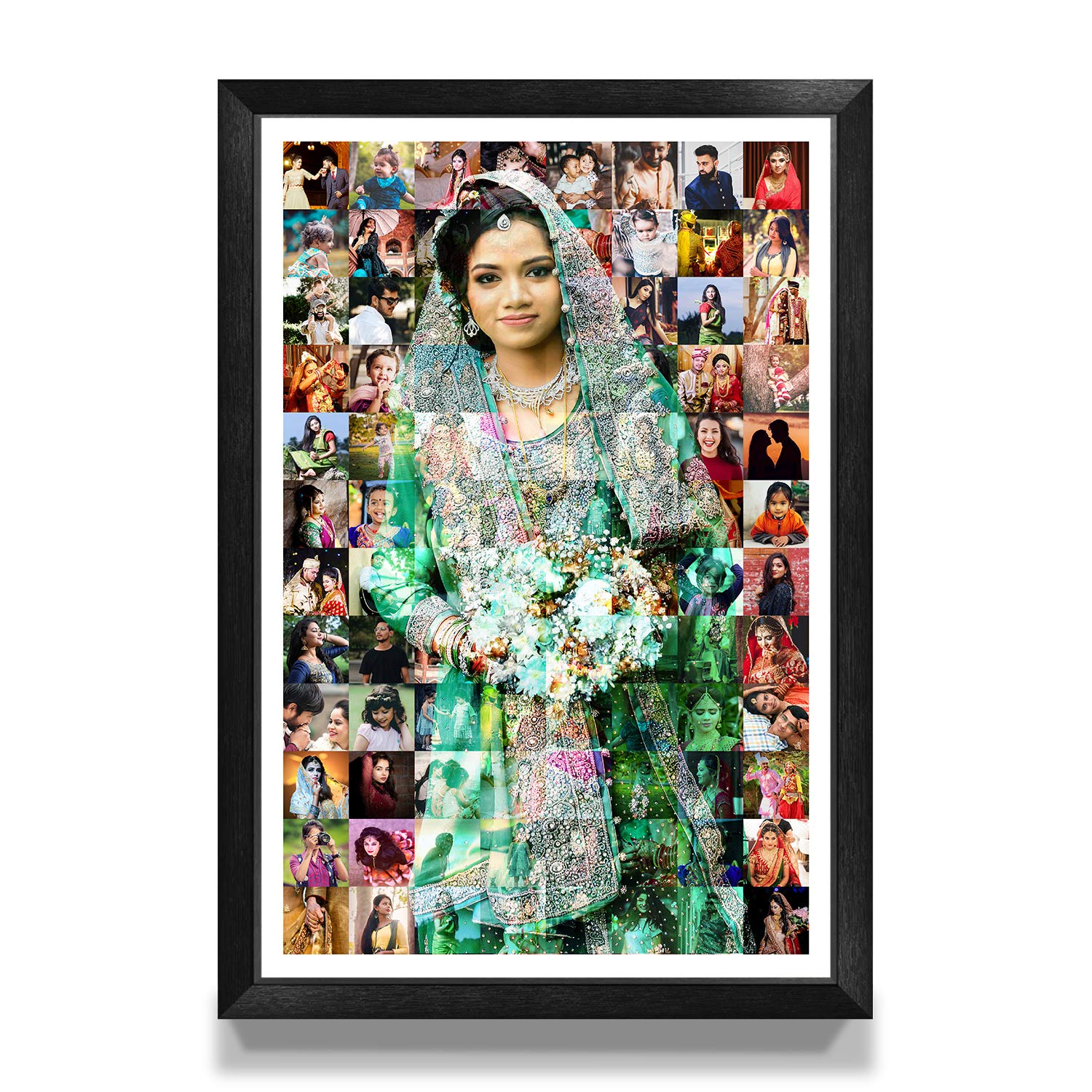 Glass (Size 13X19 Inches, Framed 