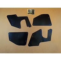 4x Splash Shields with Clips for Toyota Hilux Fortuner 2015-2024 Fender
