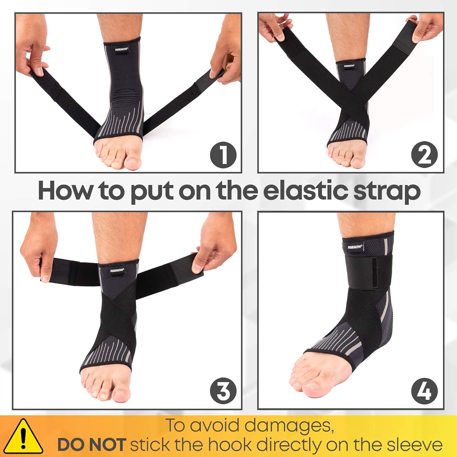 Premium Ankle Compression Socks Men & Women | Best Free Size Medical Ankle Support Pair(2 Pcs) With Compression Wrap Support For Improved Injury Prevention and Recovery - Bonus Kinesiology Tape & Carr: Industrial & Scientific