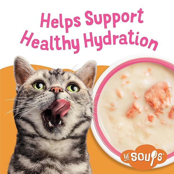 PURINA FRISKIES GRAIN FREE LICKABLE CAT FOOD TOPPERS LIL’ SOUPS WITH SOCKEYE SALMON IN CHICKEN BROTH – (PACK OF 8) 1.2 OZ. CUPS