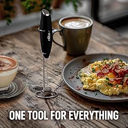 ElitaPro Powerful Milk Frother Wand - Handheld