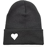 ATTICUS Poetry Cuffed Beanie for Women, Lightweight Acrylic Beanie for Year Round Wear - with Patch or Embroidered- One Size