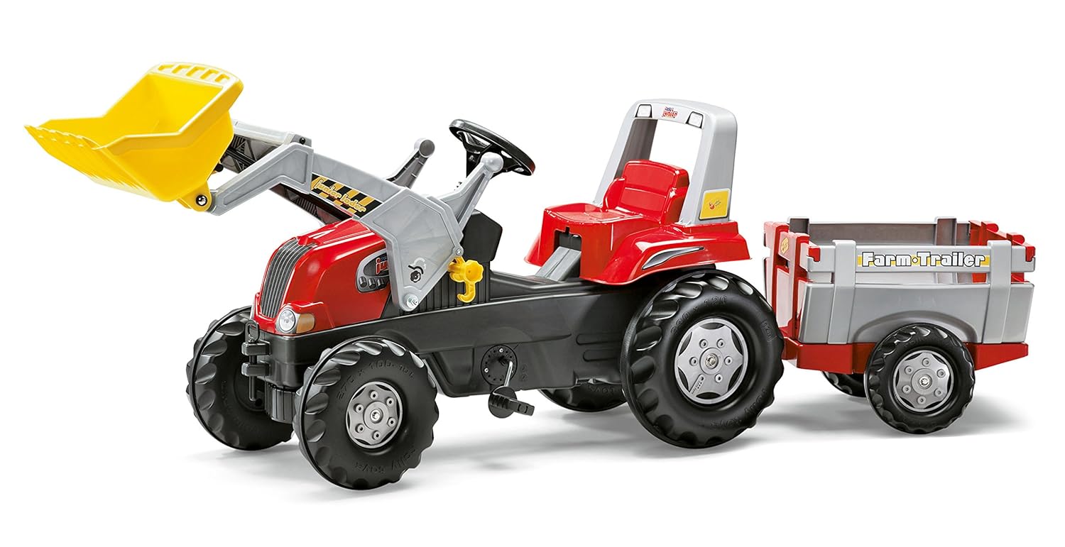 Trettraktor Mädchen - Rolly Toys rollyJunior Rot