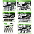 Googan Squad Soft Plastic Baits Sampler Kits – Bass Fishing Lure Bundles for Freshwater & Saltwater – Includes Bandito Bug, Blazin’ Worm, Slizzard Lizard & More